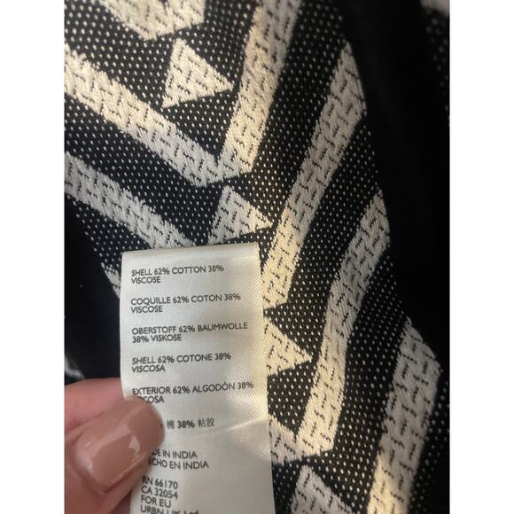 Anthropologie MAEVE Dominique Jacquard Mini Dress Pockets Medium M Oversize - Picture 7 of 8